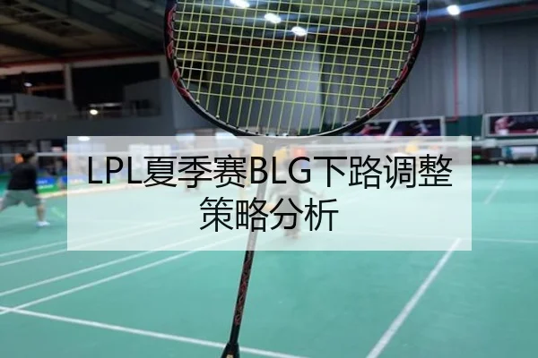 LPL夏季赛BLG下路调整策略分析